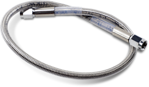 Universal Brake Line Silver, Clear-coated