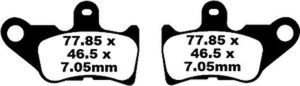 Sfa Series Organic Scooter Brake Pads