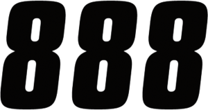 Number Stickers Black, 2, nordicamoto.ro