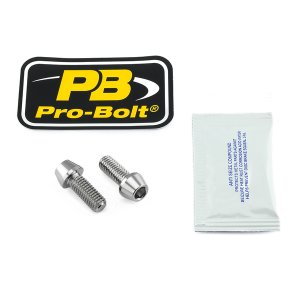 Brake Caliper Mount Kit Silver, Stainless Steel