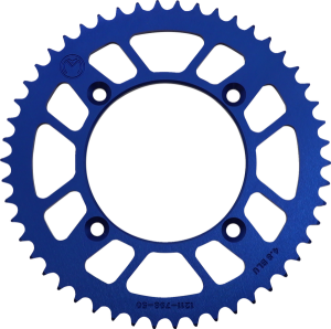 MOOSE RACING Rear Aluminum Sprocket Blue, 3, nordicamoto.ro
