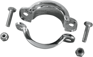 Muffler Clamps Chrome, 1, nordicamoto.ro