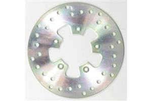 Round D-series Scooter Brake Rotor Silver, Stainless Steel, 1, nordicamoto.ro