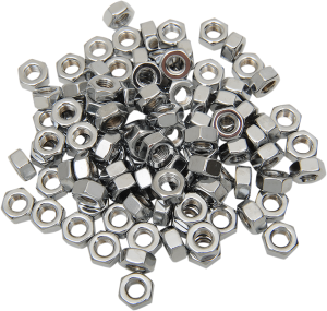 Hex Nuts Silver, 2, nordicamoto.ro