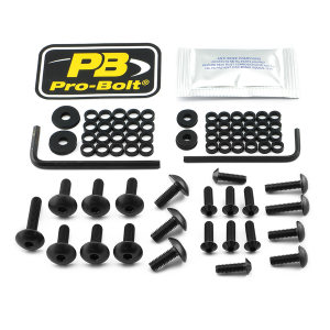 Fairing Bolt Kit For Honda Black