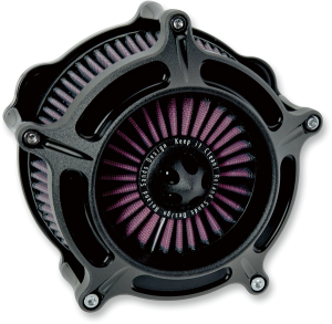Turbine Air Cleaner Black, 1, nordicamoto.ro