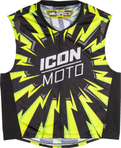 Mil-spec 3 Vest Black, Yellow , nordicamoto.ro