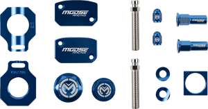 MOOSE RACING Bling Pack Kit Blue, Anodized, 1, nordicamoto.ro