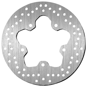 Brake Rotor Round Silver