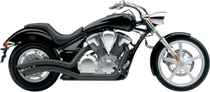 Speedster Swept Exhaust System Black, 1, nordicamoto.ro