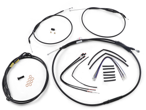 Jail Bar Cable Kit Black, 1, nordicamoto.ro