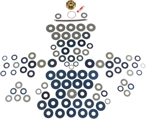 Gold Valve Shock Kit Gold, 3, nordicamoto.ro