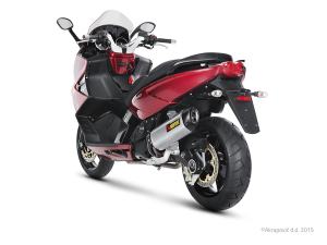 Slip-on Line Muffler Scooter Black, Carbon Fiber