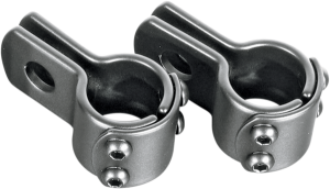 Highway Peg Mounting Clamps Black, 1, nordicamoto.ro