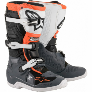 Tech 7s Youth Boots Black, Gray, Orange, White