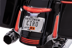 Latitude Taillight And License Plate Mount Chrome