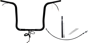 Plug & Play Ez Install 1-1/4(r) Round Top Handlebar Kit Black, 2, nordicamoto.ro