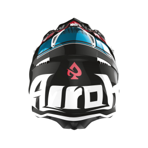 Casca AIROH Aviator Ace KYBON Blue/Red Gloss M, 2, nordicamoto.ro