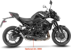 Tobă de eșapament LeoVince LV-10 Black Edition Slip-On pentru Kawasaki Z900, 4, nordicamoto.ro
