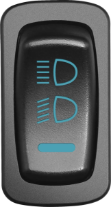 Headlight Switch Black, Blue 