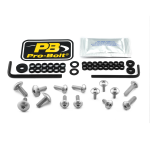 Fairing Bolt Kit For Kawasaki Silver, 1, nordicamoto.ro
