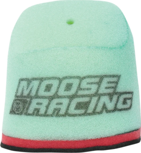 MOOSE RACING Filtru de aer de precizie, pre-lubrifiat, verde 