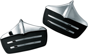 Mud Flaps Black, Chrome, 2, nordicamoto.ro