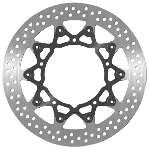 Brake Rotor Round Black, Silver