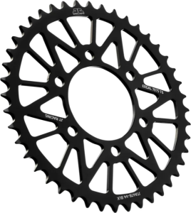 JT SPROCKETS Pinion spate din aluminiu Racelite, negru 
