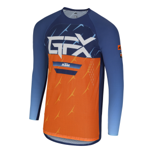Tricou KTM GRAVITY-FX AIR Orange/Blue