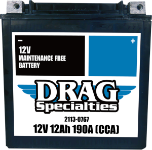 Battery Drag Specialties Ytx14l-ft Black, 5, nordicamoto.ro