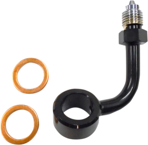 Trike Upper Brake Line Adapter Black, Black Pearl, 1, nordicamoto.ro