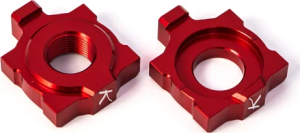Light Axle Blocks Red, 2, nordicamoto.ro