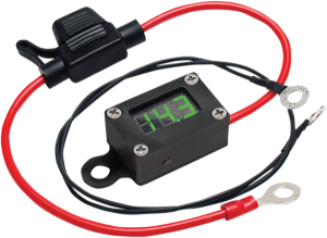 Onboard Diagnostic Voltmeter Black, Red, 2, nordicamoto.ro
