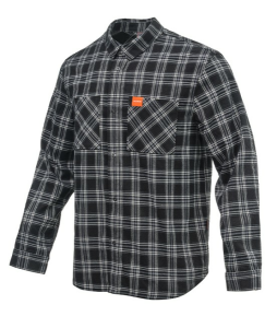 CĂMAȘĂ CASUAL ÎN CAROURI CFMOTO – NEGRU / ALB, 4, nordicamoto.ro