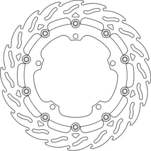 Seria Flame cu rotor flotant, negru, 1, nordicamoto.ro