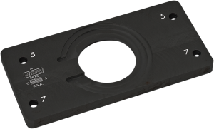 Late Model Wheel Bearing Tool Support Plate Black