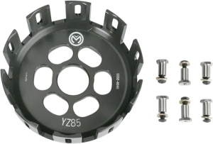 MOOSE RACING Billet Clutch Basket Anodized 