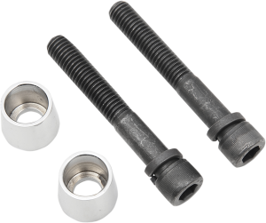 Handlebar Riser Bolt Cone Kit Silver