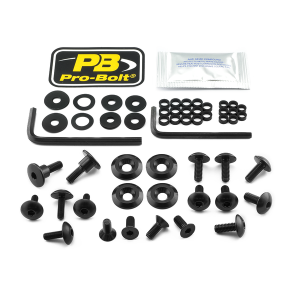 Fairing Bolt Kit For Suzuki Black, 1, nordicamoto.ro