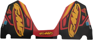 Fmf Exhaust Replacement Decal Black, Red, Yellow