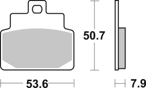 Ct Scooter Carbon Tech Organic Brake Pads, 1, nordicamoto.ro