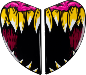 Placi laterale viziera Casca Icon Airform Black/Red/Yellow ONE SIZE, 1, nordicamoto.ro