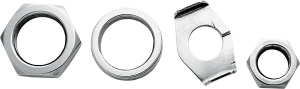 Axle Nut Kits Silver