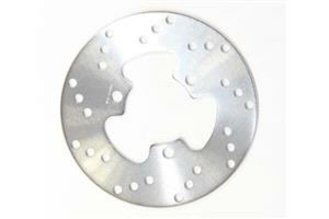 Round D-series Fixed Offroad Brake Rotor Silver, Stainless Steel, 1, nordicamoto.ro