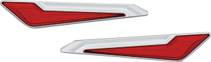 Omni Led Side Saddlebag Inserts Orange, Red, 1, nordicamoto.ro