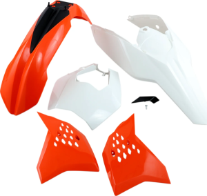 Full Body Replacement Plastic Kit White, Orange