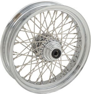 Front Wheel 16x3.5 Single-disc 60-spoke Chrome Silver