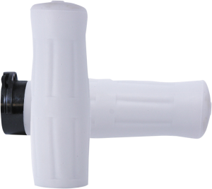 Old School Rubber Grips White, 1, nordicamoto.ro
