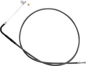 Karbonfibr Braided Throttle/idle Cable Silver, 1, nordicamoto.ro